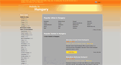 Desktop Screenshot of hungaryhotel.net
